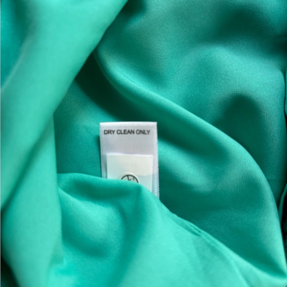 Banana Republic Teal Pattern Textured Sleeveless Sheath Dress Size 10 - Picture 6 of 6